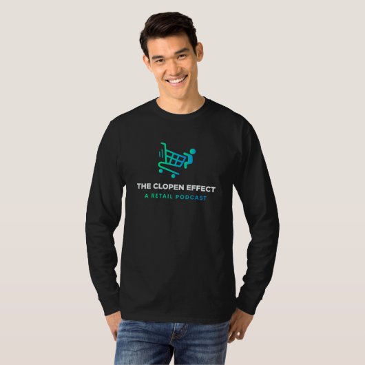 L'effet Clopen dans ce T-shirt à manches longues (Devant entier)
