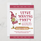 Lefse Making Party Party Uitnodiging (Voorkant)