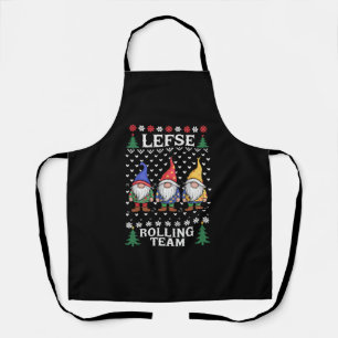 Lefse Rollend Team Kerst Bakken Gnome Kerstmis Schort