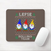 Lefse Rolling Team, Kerstbaking Tomte Gnome Muismat (Met muis)