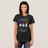 Lefse Rolling Team, Kerstbaking Tomte Gnome T-shirt (Voorkant volledig)