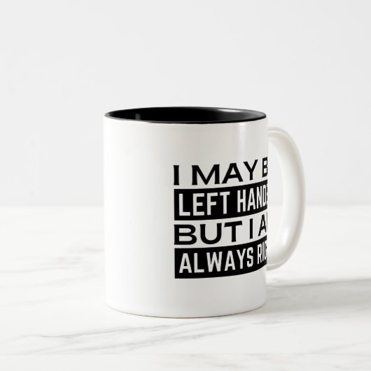 Left Handers Mug (Devant droit)