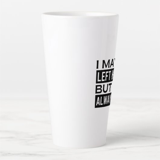 Left Handers Mug Latte Mok (Voorkant)