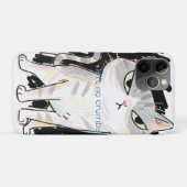 "Left No Crumbs" Cat iPhone 11 Pro Coque (Dos (Horizontal))