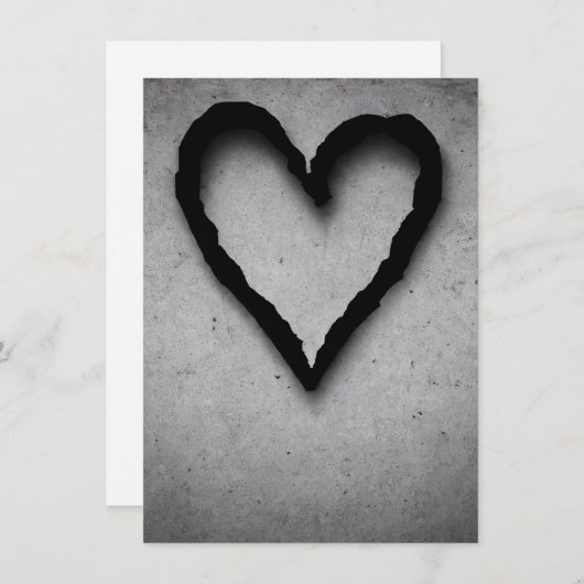 Leftover hart, nr. 01 feestdagenkaart (Voorkant / Achterkant)