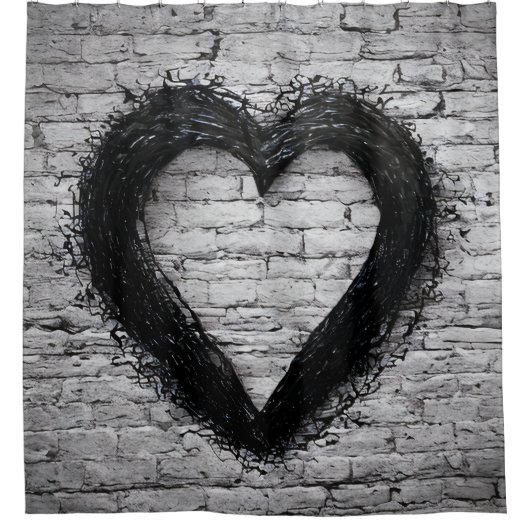 Leftover hart, nr. 02 douchegordijn (Voorkant)