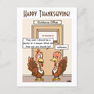 Leftovers-Thanksgiving Feestdagenkaart