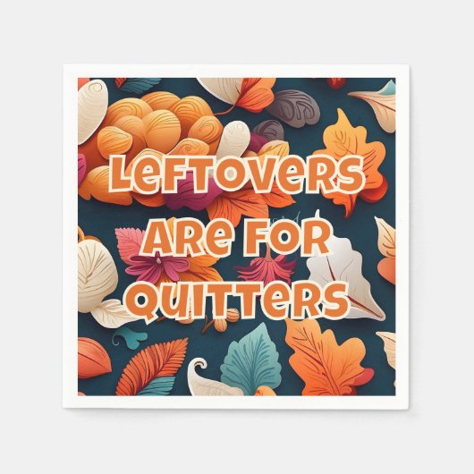 Leftovers zijn voor Kuitters Servet (Voorkant)