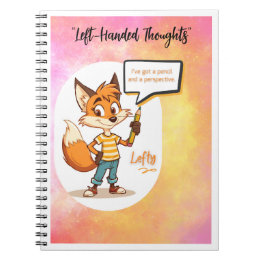 📓🦊 Lefty™ Spiraalschrift - Linkshandige Gedachte Notitieboek