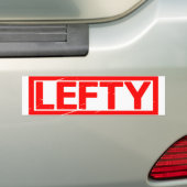 Lefty Stamp Bumpersticker (Op auto)