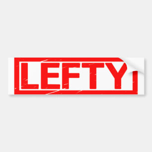 Lefty Stamp Bumpersticker