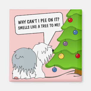 Leg de betekenis van Kerstmis nu uit aan je hond! Magneet