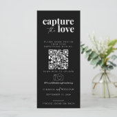 Leg de liefde foto ik spion bruiloft spel scavenge menu (Staand voorkant)