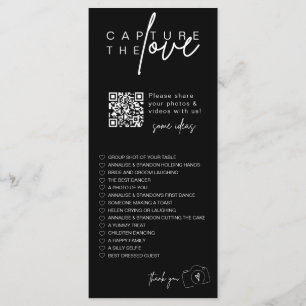 Leg de liefde QR CODE Foto delen gast Kaart