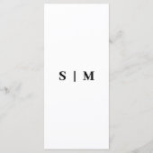 Leg de liefde QR CODE Foto delen gast Kaart (Achterkant)