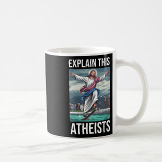 Leg deze atheïsten Jezus skateboarding grappig mij Koffiemok