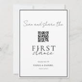 Leg elk moment vast - QR-code voor bruiloft - Foto (Voorkant)