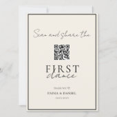 Leg elk moment vast - QR-code voor bruiloft - Foto (Voorkant)