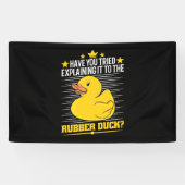Leg het uit aan de Duck Spandoek (Horizontaal)