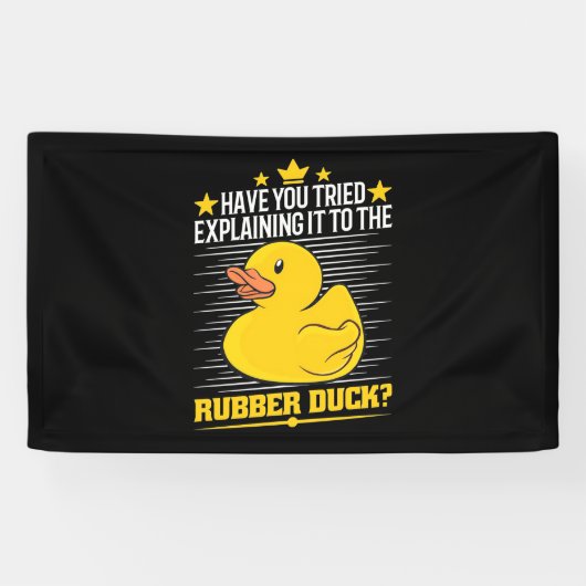 Leg het uit aan de Duck Spandoek (Horizontaal)
