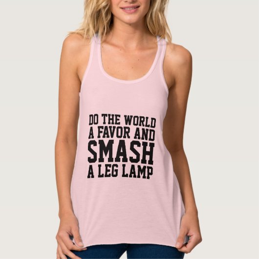 LEG LAMP T-SHIRTS, KLEIN EEN LEG LAMP! TANKTOP (Voorkant)