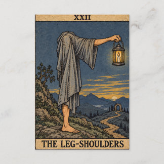 Leg-Schouders Tarotkaart Informatiekaartje