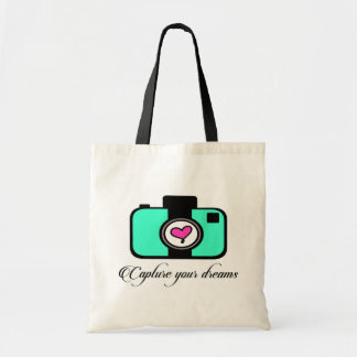 Leg uw dromen vast - camera-tas tote bag