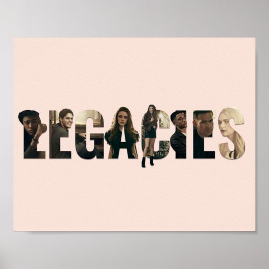 Legacies Characters Logo Poster (Voorkant)