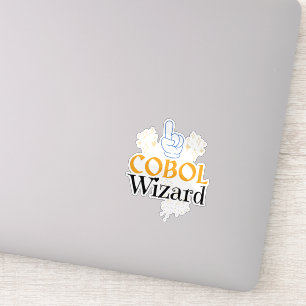 Legacy Cobol Programmeertaal Wizard Sticker