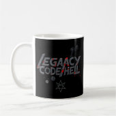"LEGACY CODE HELL" Glitch Metal Mok - Programmeur (Links)