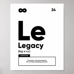 Legacy Definition   MOTIVATIE POSTER