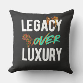 Legacy Over Luxury | Kussen