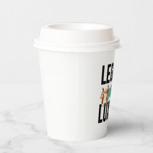 Legacy Over Luxury | Papieren Bekers (Rechts)