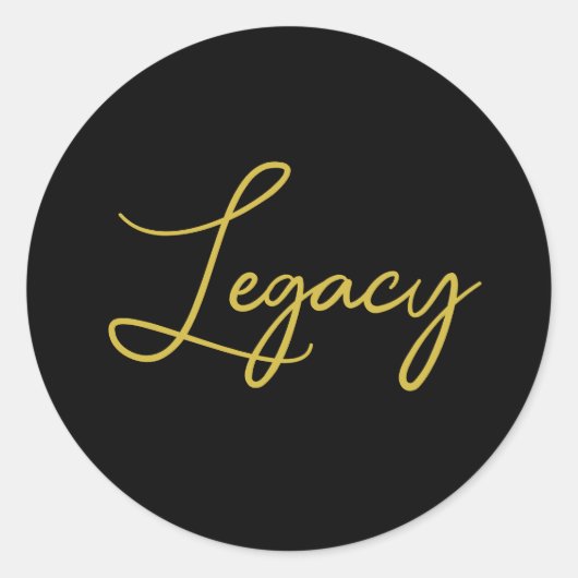 Legacy Sticker (Voorkant)