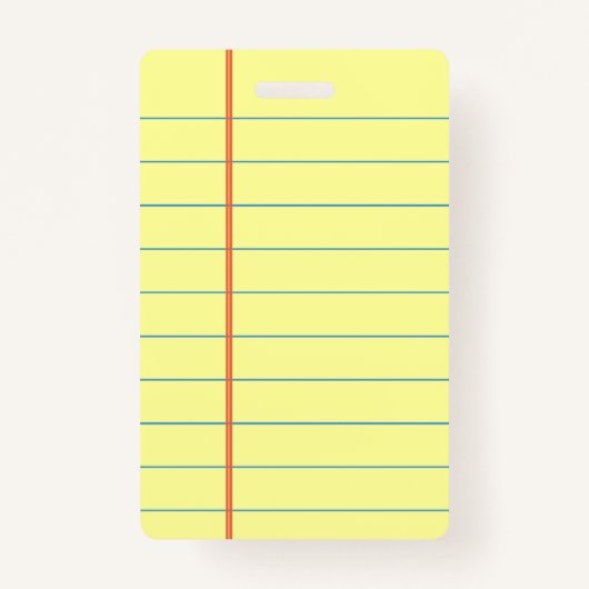 Legal Pad Badge (Voorkant)