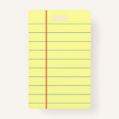 Legal Pad Badge (Achterkant)