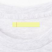 Legal Pad Patroon Labels (Aangebracht)