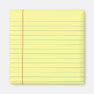 Legal Pad Patroon Magneet