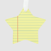 Legal Pad Patroon Ornament (achterkant)