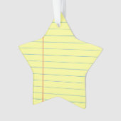 Legal Pad Patroon Ornament (voorkant)