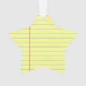 Legal Pad Patroon Ornament (voorkant)