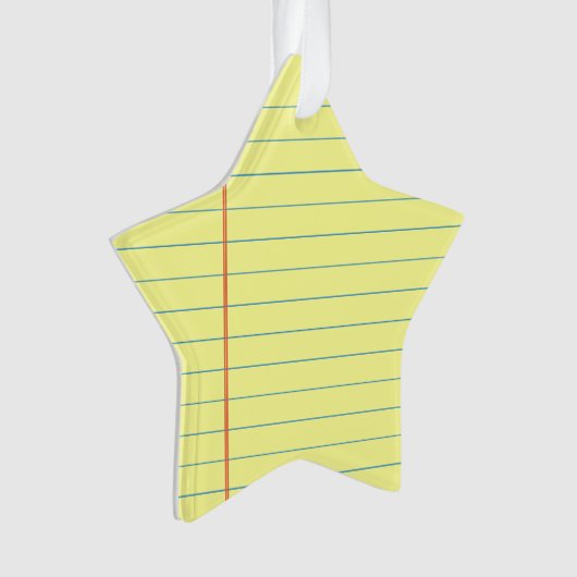 Legal Pad Patroon Ornament (voorkant)