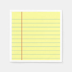 Legal Pad Patroon Servet