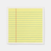 Legal Pad Patroon Servetten (Voorkant)