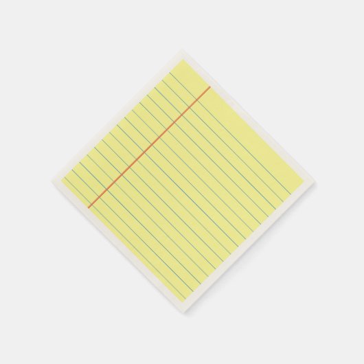 Legal Pad Patroon Servetten (Hoek)