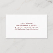 Legal Pad Visitekaartje (Achterkant)