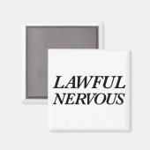 Legale Nervous Quest uitlijning Magneet (Voorkant / Achterkant)