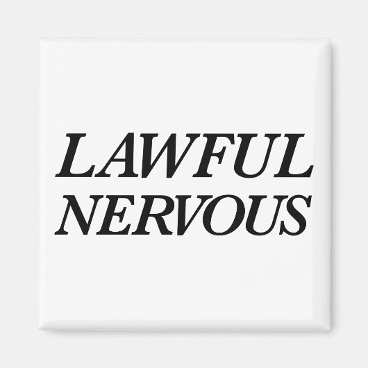 Legale Nervous Quest uitlijning Magneet (Voorkant)