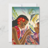 Legale uitnodiging nodigt Tiki Tropische Luau Part (Voorkant)