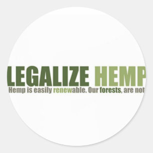 Legaliseer hennep Sticker